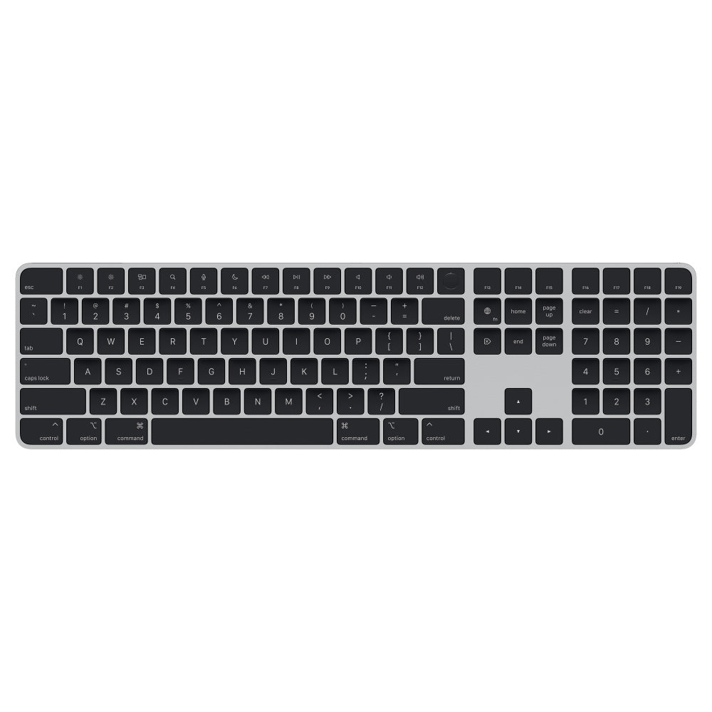 Apple Magic Keyboard with Touch ID and Numeric Keypad for Mac Computers with Apple Silicon - BLACK
