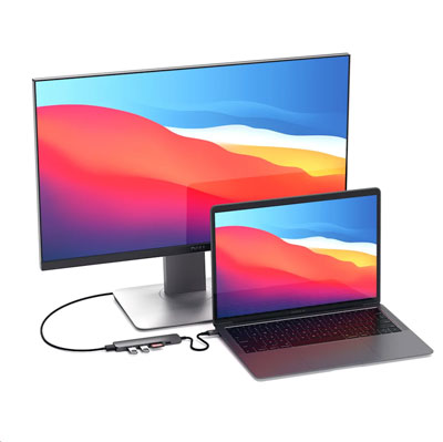 Satechi USB-C Slim Multi-Port Adapter V2 - Space Grey