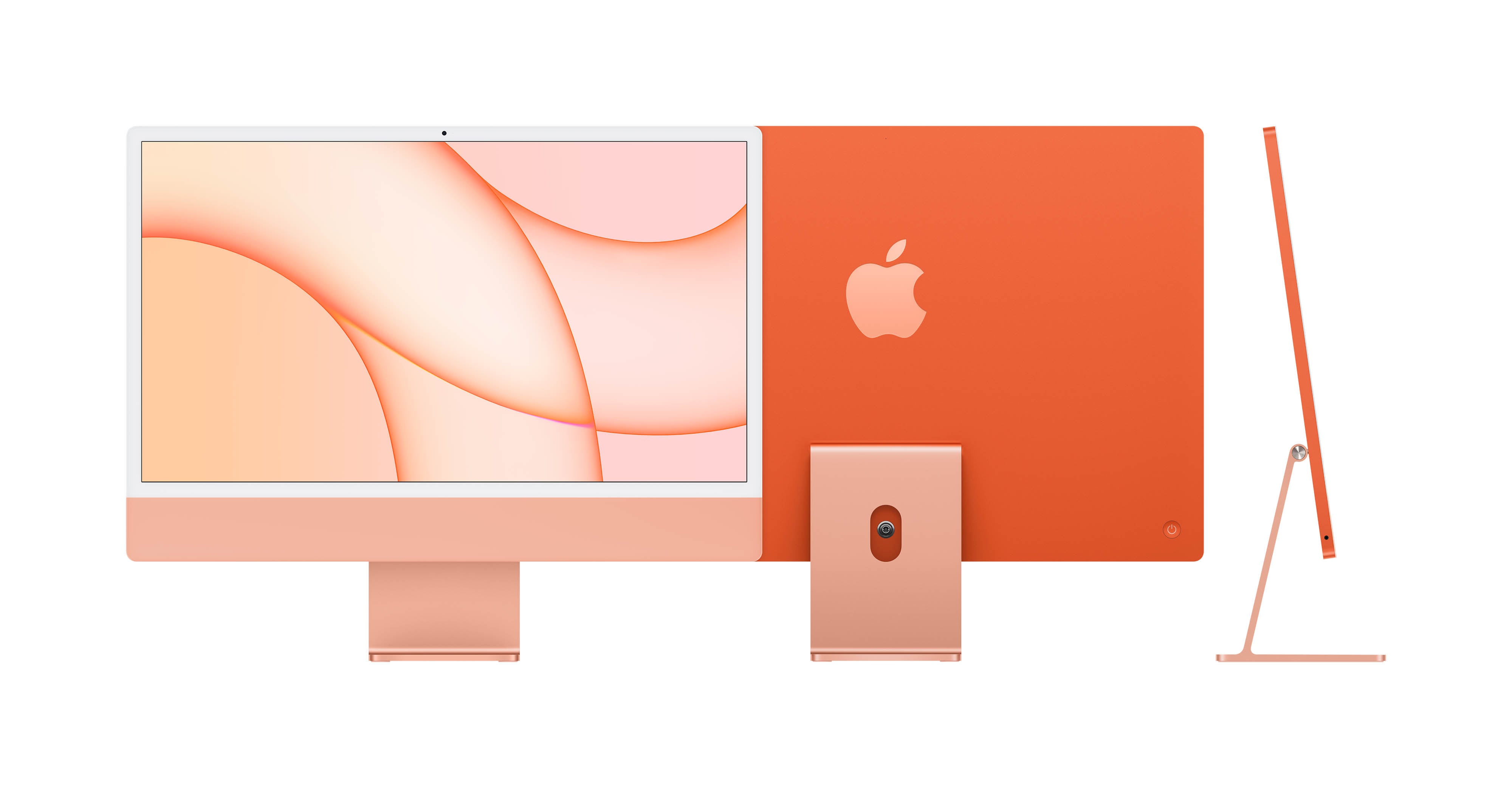 Apple iMac 24-inch 4.5K Retina Orange M1/8C CPU/8C GPU/8GB RAM/256GB SSD