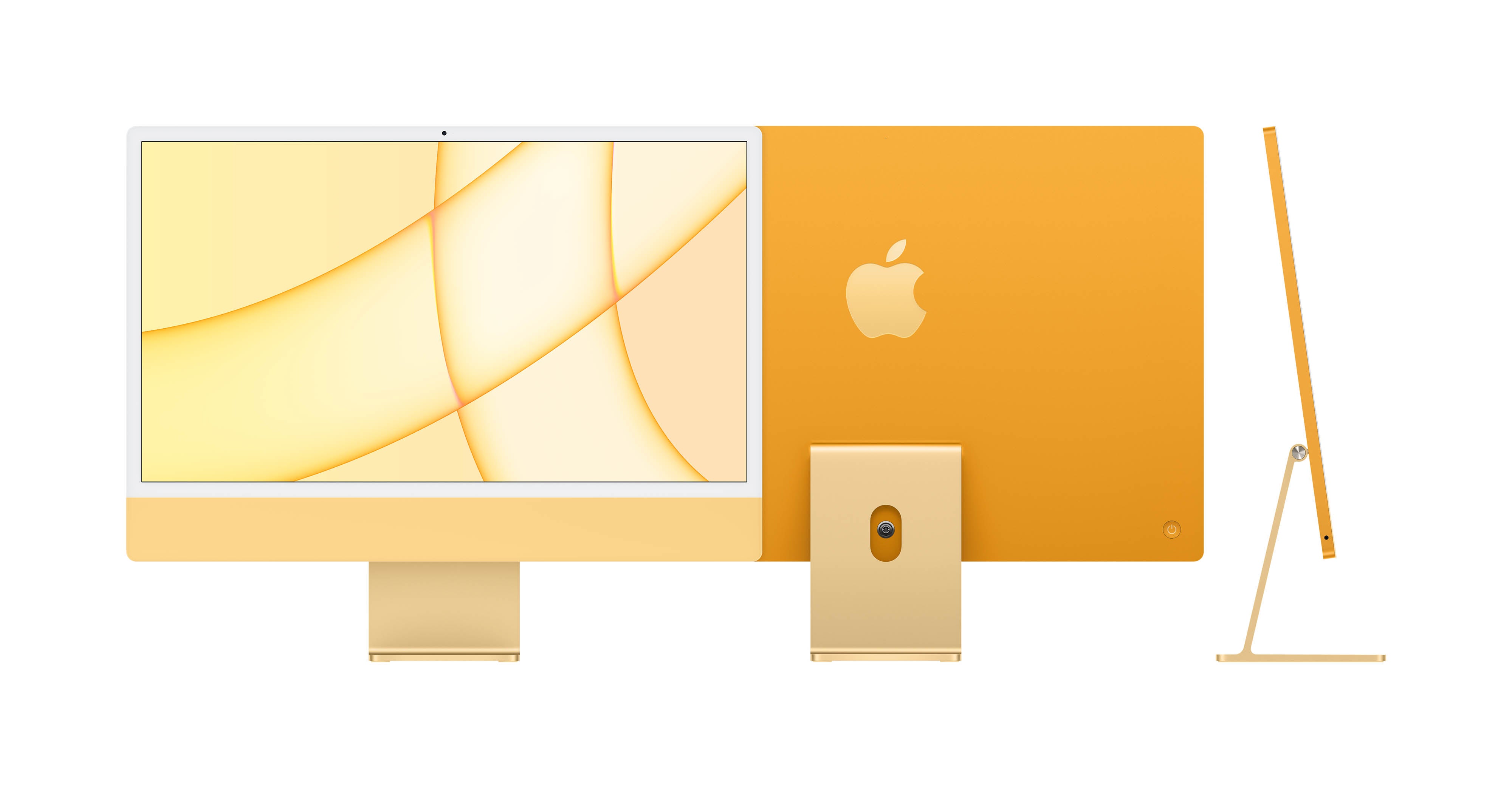 Apple iMac 24-inch 4.5K Retina Yellow M1/8C CPU/8C GPU/8GB RAM/256GB SSD